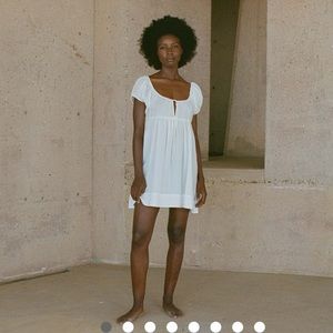 Doen Sarria Dress Size M. SALT WHITE. NWT